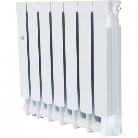 Биметаллический радиатор Stout Space 500 7 секций нижнее правое подключение