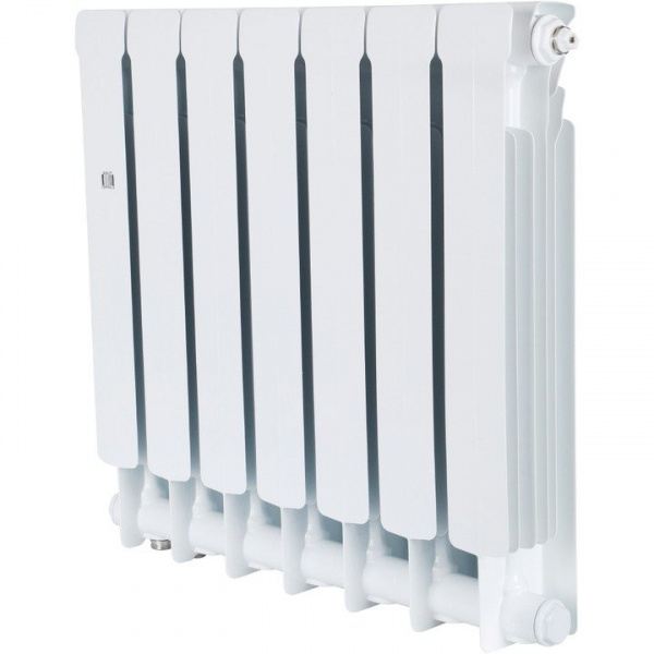 Биметаллический радиатор Stout Space 500 7 секций нижнее правое подключение