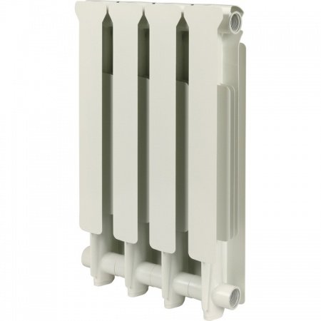 Алюминиевый радиатор Stout Bravo 500 4 секций нижнее правое подключение