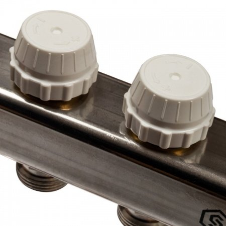 Коллектор Stout из нержавеющей стали без расходомеров 7 вых.