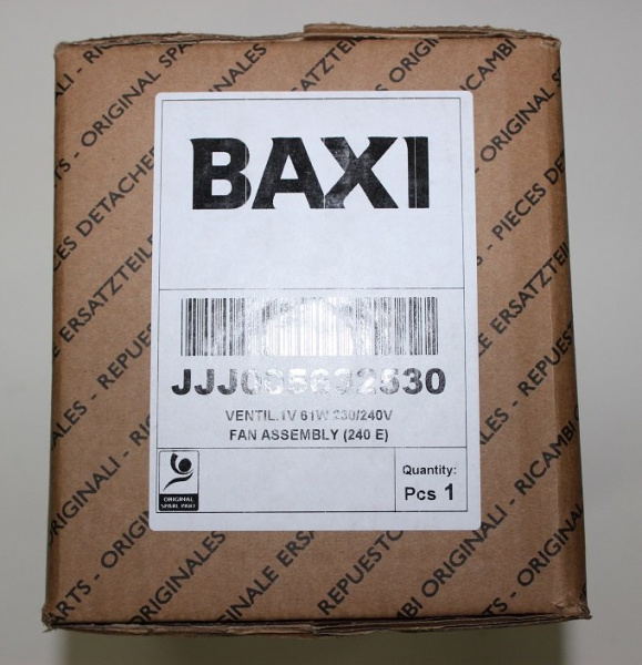 Вентилятор Nuvola-3, Baxi