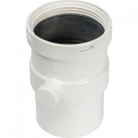 Элемент дымохода Stout горизонтальный DN80 п/м с патрубком для отвода конденсата