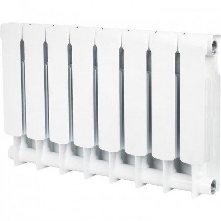 Биметаллический радиатор Stout Space 350 8 секций боковое подключение